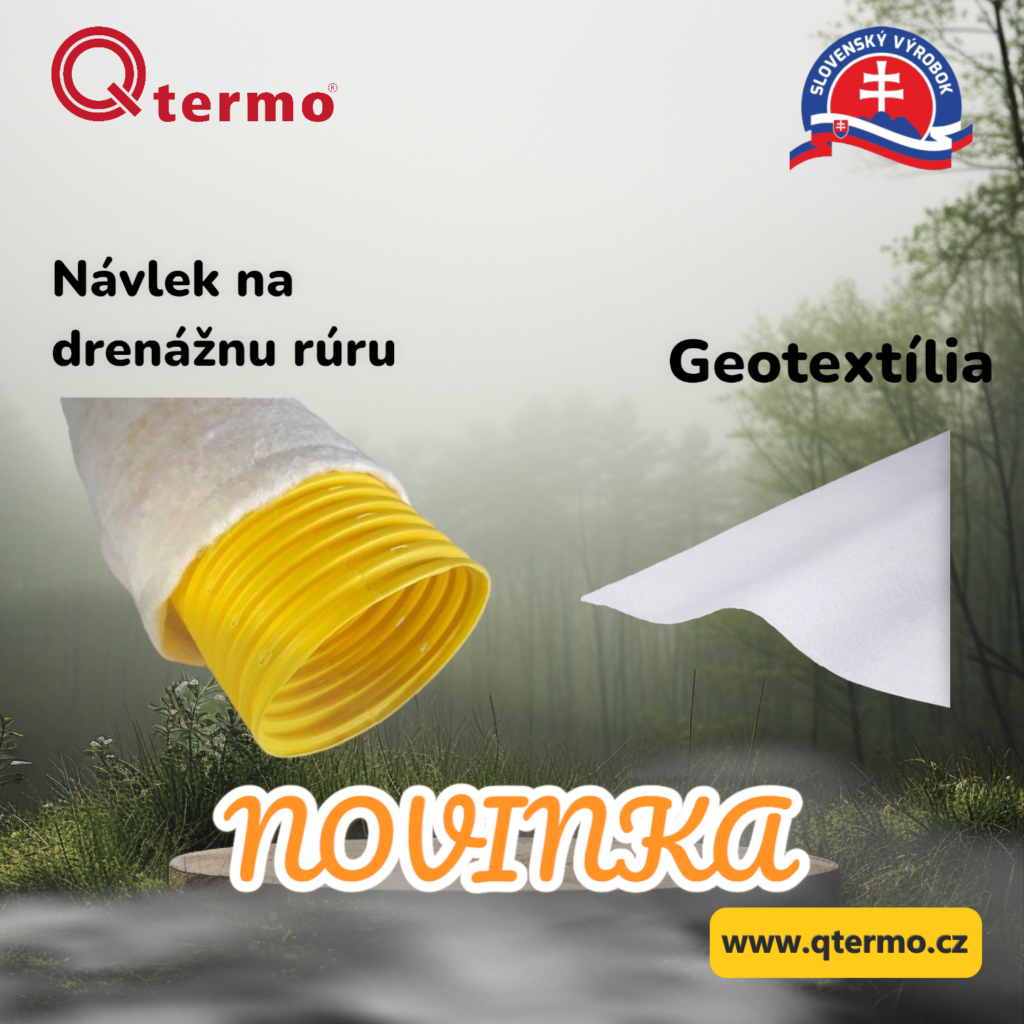 QTERMO - Novinka FB GEotextilia a drenaz